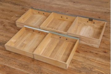 ペイント家具　グラデーションカラーがおしゃれな小引き出し(小物収納、引き出し)