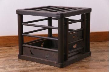 アンティーク家具　和製アンティーク　こたつやぐらを活かしたセンターテーブル(リビングテーブル、座卓)