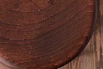 ラフジュ工房オリジナル　コンパクトで可愛らしいスツール(鉄脚チェア、椅子)2脚セット(1)