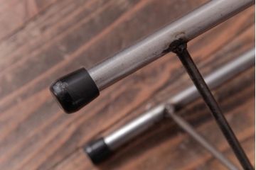 ラフジュ工房オリジナル　コンパクトで可愛らしいスツール(鉄脚チェア、椅子)2脚セット(1)