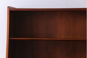 ヴィンテージ家具　北欧ビンテージ　デンマーク　作業台付き　お気に入りを並べて使えるカップボード(ブックシェルフ、陳列棚、オープンラック)(2)