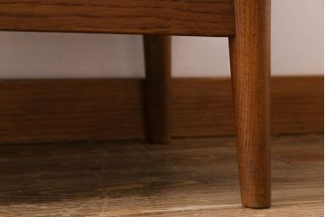 ヴィンテージ家具　北欧ビンテージ　デンマーク　作業台付き　お気に入りを並べて使えるカップボード(ブックシェルフ、陳列棚、オープンラック)(2)
