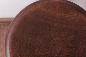 ラフジュ工房オリジナル　コンパクトで可愛らしいスツール(鉄脚チェア、椅子)2脚セット