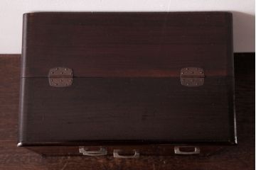 アンティーク雑貨　和製アンティーク　レトロな趣きが味わい深いソーイングボックス(裁縫箱、小引き出し)