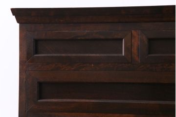 中古　松本民芸家具　503型　直線のデザインが目を引くチェスト(引き出し、衣装箪笥、整理箪笥)(定価約28万円)(3)