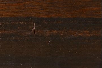 中古　松本民芸家具　503型　直線のデザインが目を引くチェスト(引き出し、衣装箪笥、整理箪笥)(定価約28万円)(3)