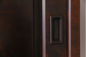 中古　北海道民芸家具　衣装盆付き3段重ねチェスト(衣装箪笥・整理タンス・着物箪笥)(定価約90万円)(1)