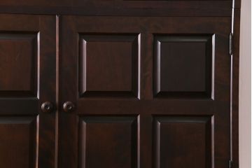 中古　北海道民芸家具　衣装盆付き3段重ねチェスト(衣装箪笥・整理タンス・着物箪笥)(定価約90万円)(1)