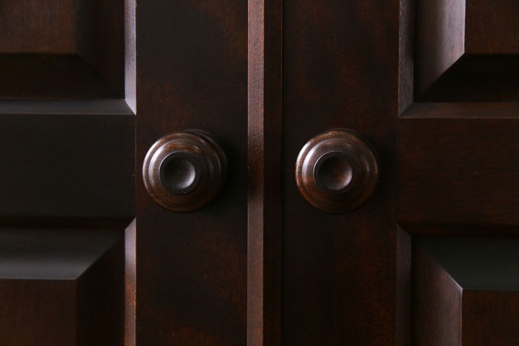 中古　北海道民芸家具　衣装盆付き3段重ねチェスト(衣装箪笥・整理タンス・着物箪笥)(定価約90万円)(1)