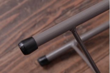 アンティーク雑貨　ラフジュ工房オリジナル　鉄脚　落ち着いた色味がおしゃれな丸スツール(チェア、椅子)(1)