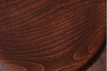 アンティーク雑貨　ラフジュ工房オリジナル　鉄脚　落ち着いた色味がおしゃれな丸スツール(チェア、椅子)(3)