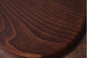 ラフジュ工房オリジナル　鉄脚　清涼感溢れるフレンチシックな丸スツール(チェア、椅子)(1)