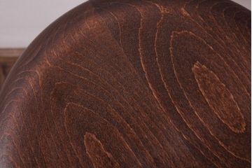 ラフジュ工房オリジナル　鉄脚　清涼感溢れるフレンチシックな丸スツール(チェア、椅子、イス、丸椅子)(R-031607)