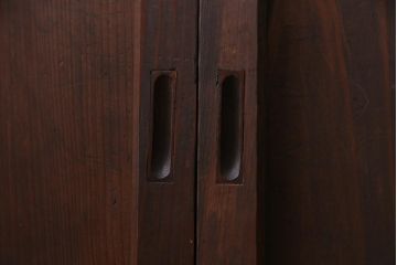 和製アンティーク　やわらかなヒノキの風合いが魅力の板戸(窓、引き戸、建具)2枚組