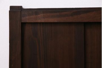 和製アンティーク　やわらかなヒノキの風合いが魅力の板戸(窓、引き戸、建具)2枚組