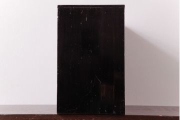 アンティーク家具　和製アンティーク　前面ケヤキ材　漆塗り　味わい深い質感の小引き出し(小物収納)