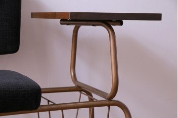 レトロ家具　ビンテージ　個性が光るレトロなテレフォンベンチ(コーヒーテーブル、サイドテーブル、チェア)