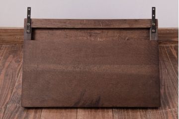 アンティーク家具　和製アンティーク　ナラ材　上品でシックな印象を放つウォールフック(壁掛け収納)