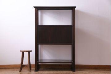 中古美品　松本民芸家具　506型　朝鮮棚(飾り棚、ディスプレイラック)(定価約18万円)