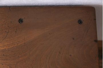 ペイント家具　メンズライクにもおすすめなネイビーカラーの学校スツール(角スツール、花台)(1)