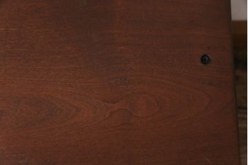 アンティーク雑貨　ペイント家具　メンズライクにもおすすめなネイビーカラーの学校スツール(角スツール、花台)(2)