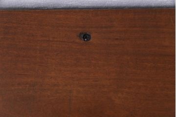 ペイント家具　メンズライクにもおすすめなネイビーカラーの学校スツール(角スツール、花台)(3)