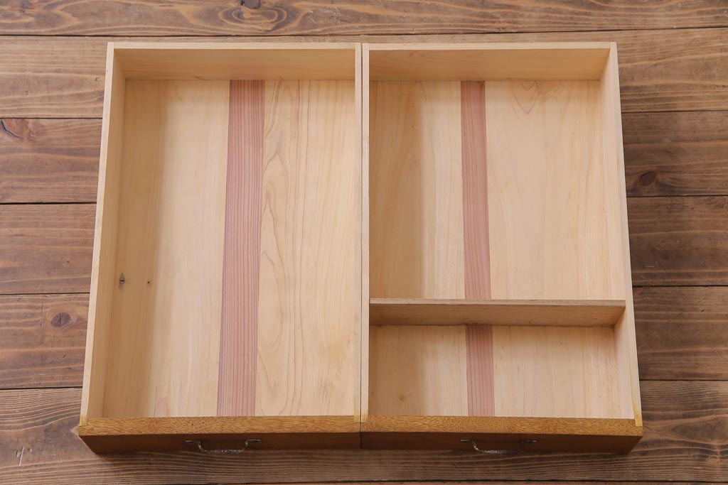 アンティーク家具　昭和初期　栓材　シンプルで素朴な雰囲気が魅力の平机(デスク、在宅ワーク、在宅用作業台)