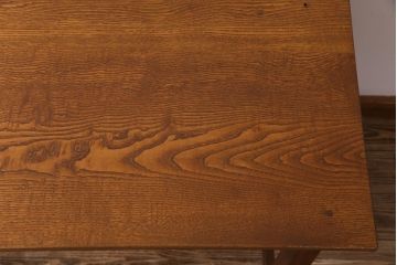 アンティーク家具　昭和初期　栓材　シンプルで素朴な雰囲気が魅力の平机(デスク、在宅ワーク、在宅用作業台)