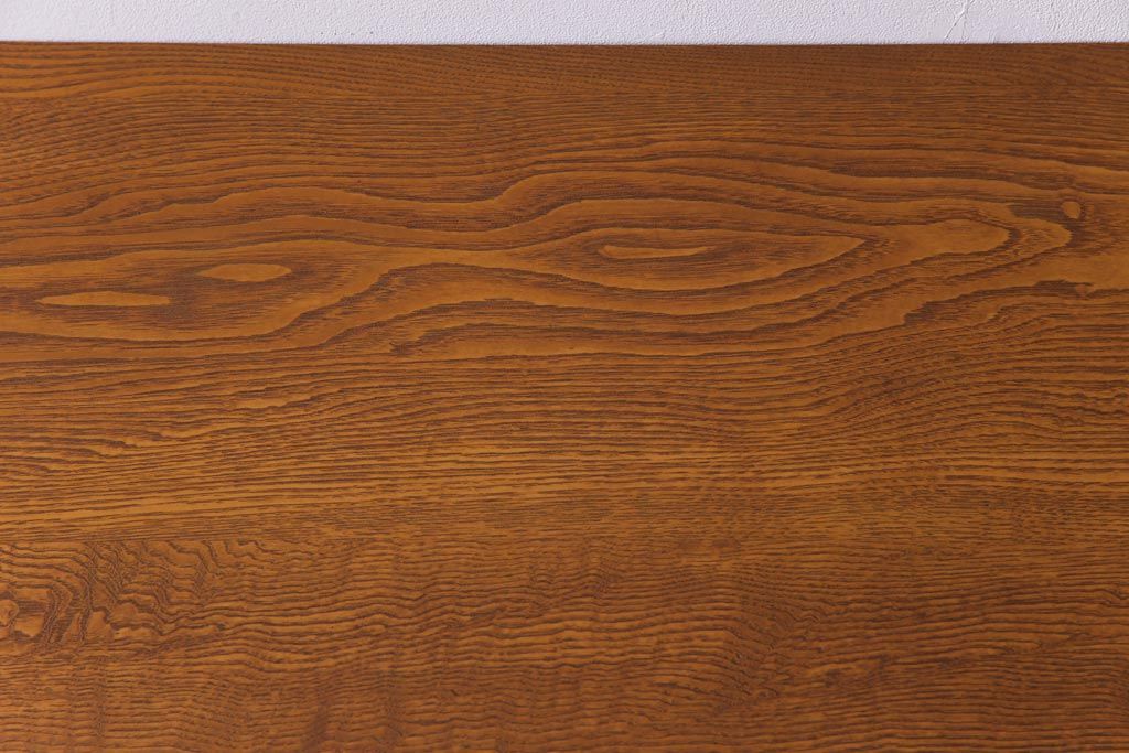 アンティーク家具　昭和初期　栓材　シンプルで素朴な雰囲気が魅力の平机(デスク、在宅ワーク、在宅用作業台)