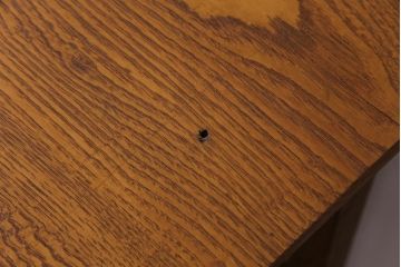 アンティーク家具　昭和初期　栓材　シンプルで素朴な雰囲気が魅力の平机(デスク、在宅ワーク、在宅用作業台)