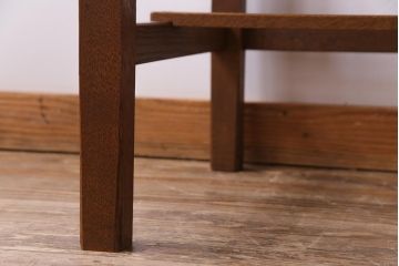 アンティーク家具　昭和初期　栓材　シンプルで素朴な雰囲気が魅力の平机(デスク、在宅ワーク、在宅用作業台)