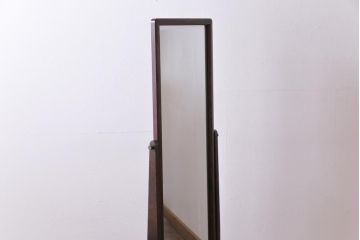 アンティーク雑貨　中古　北海道民芸家具　HM350　シックな大型ミラー(鏡・姿見)(2)