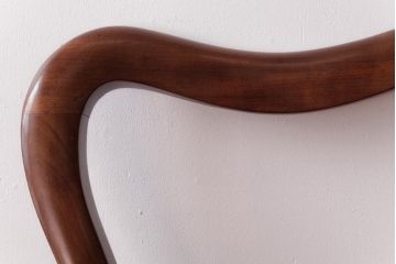 【K様ご成約品】フランスアンティーク　マホガニー材　優美なデザインの上品なチェア(ダイニングチェア、椅子)