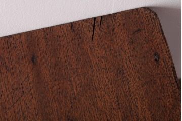 昭和中期　ペイント家具　ナチュラルな雰囲気が可愛らしい角スツール(淡い水色)