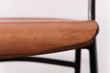 ヴィンテージ家具　イギリスビンテージ　懐かしさと味わいが魅力のスクールチェア(板座チェア、椅子)