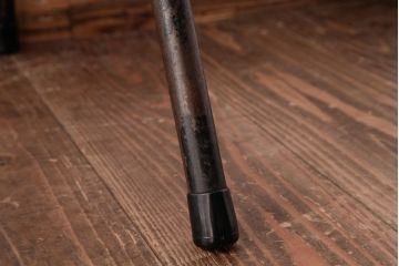 ヴィンテージ家具　イギリスビンテージ　鉄脚　レトロな味わいが格好いいスクールチェア(板座チェア、椅子)(1)