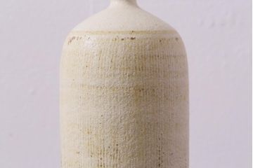 アンティーク雑貨　昭和期　笠間焼　記念品　荒田耕治作　一輪挿(花瓶、花器)(2)