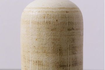 アンティーク雑貨　昭和期　笠間焼　記念品　荒田耕治作　一輪挿(花瓶、花器)(3)