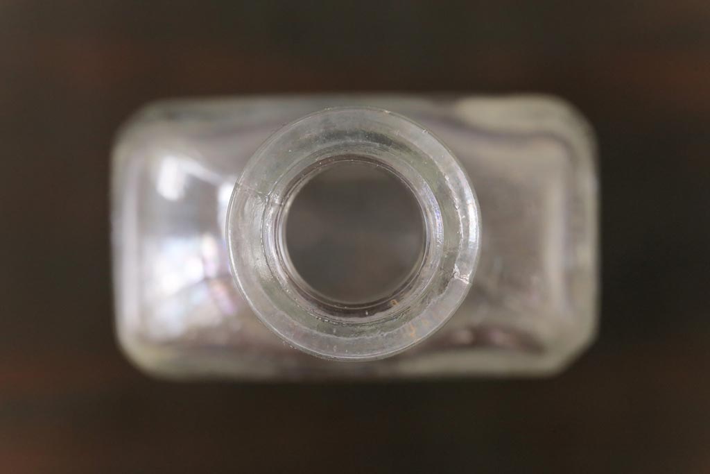 アンティーク雑貨　ビンテージ　CALIFORNIA FIG SYRUP　ディスプレイに活躍するガラスビン(瓶、ボトル)2本セット