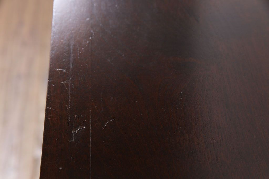 中古　北海道民芸家具　シックな色合いが上品な下駄箱(収納棚)