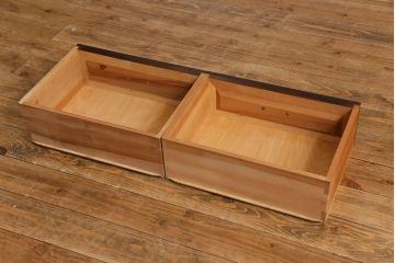 中古　松本民芸家具　洋の雰囲気を感じるA型面取書棚(ブックケース、本箱、キャビネット)(定価約44万7000円)