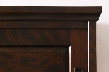 中古　北海道民芸家具　衣装盆付き3段重ねチェスト(衣装箪笥・整理タンス・着物箪笥)(定価約90万円)(2)