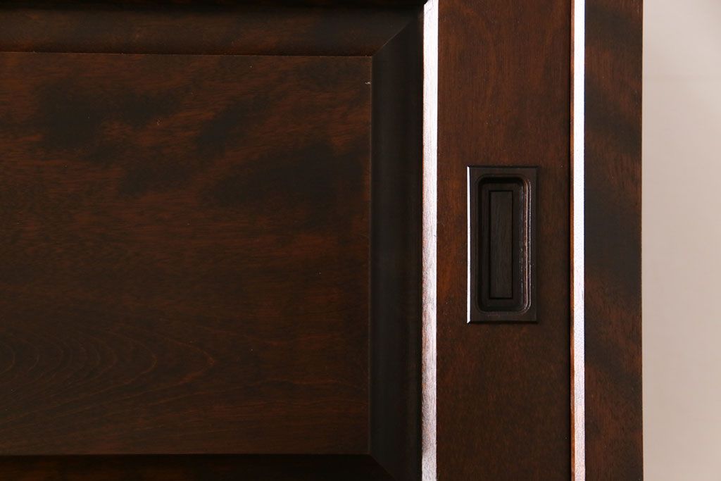 中古　北海道民芸家具　衣装盆付き3段重ねチェスト(衣装箪笥・整理タンス・着物箪笥)(定価約90万円)(2)