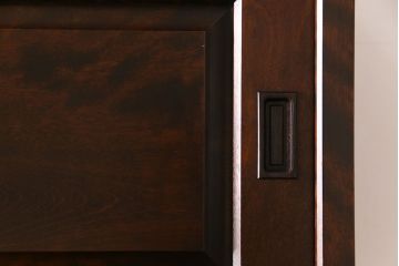 中古　北海道民芸家具　衣装盆付き3段重ねチェスト(衣装箪笥・整理タンス・着物箪笥)(定価約90万円)(2)