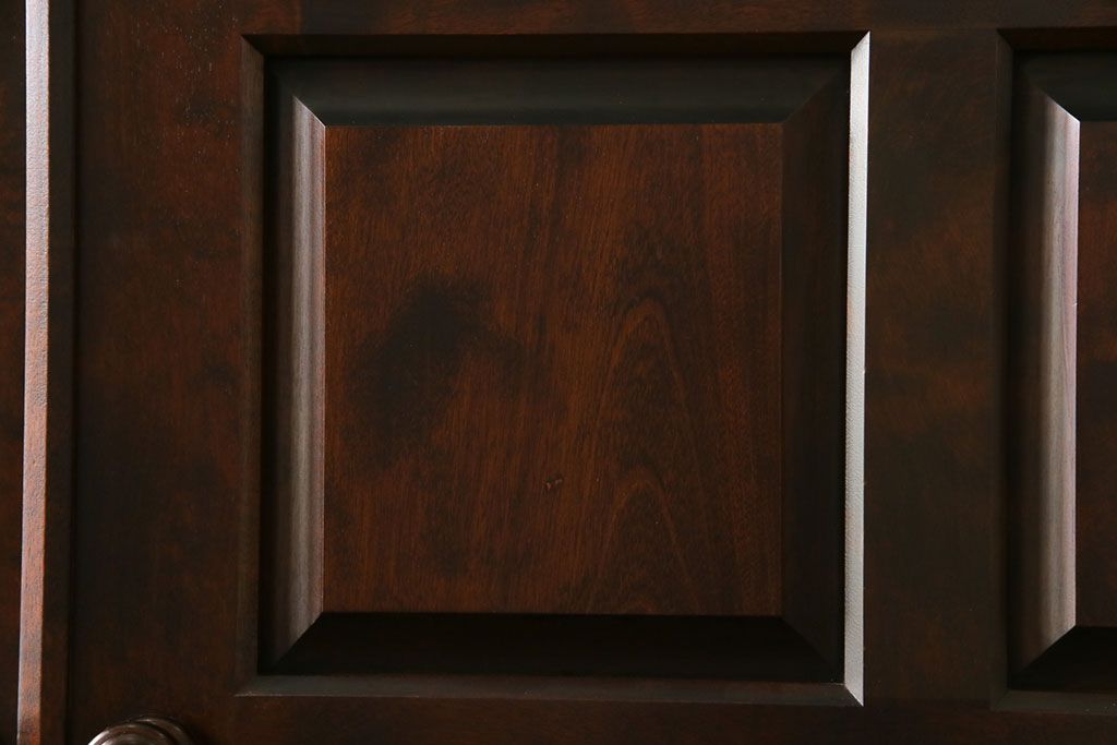 中古　北海道民芸家具　衣装盆付き3段重ねチェスト(衣装箪笥・整理タンス・着物箪笥)(定価約90万円)(2)