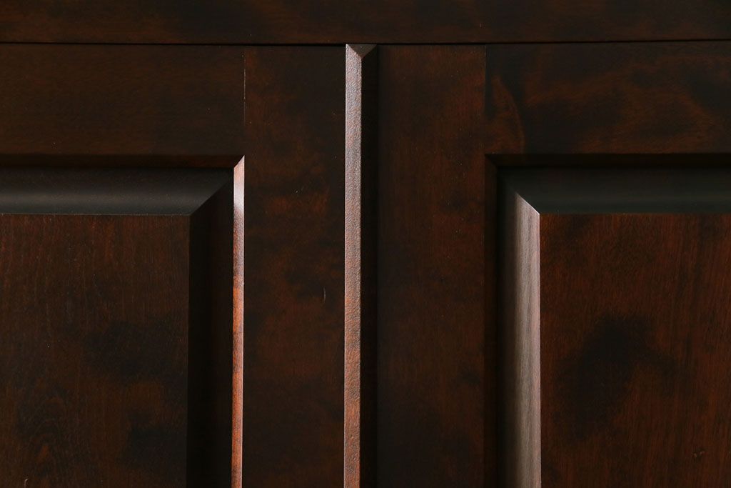 中古　北海道民芸家具　衣装盆付き3段重ねチェスト(衣装箪笥・整理タンス・着物箪笥)(定価約90万円)(2)