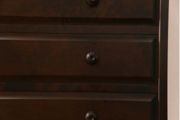 中古　北海道民芸家具　衣装盆付き3段重ねチェスト(衣装箪笥・整理タンス・着物箪笥)(定価約90万円)(2)