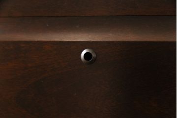 中古　北海道民芸家具　衣装盆付き3段重ねチェスト(衣装箪笥・整理タンス・着物箪笥)(定価約90万円)(2)