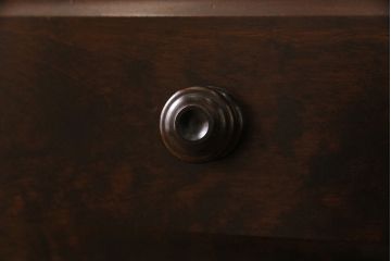 中古　北海道民芸家具　衣装盆付き3段重ねチェスト(衣装箪笥・整理タンス・着物箪笥)(定価約90万円)(2)