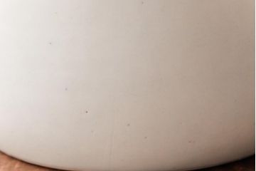 アンティーク雑貨　昭和初期　雷文模様　エキゾチックな雰囲気の瀬戸火鉢(鉢カバー)